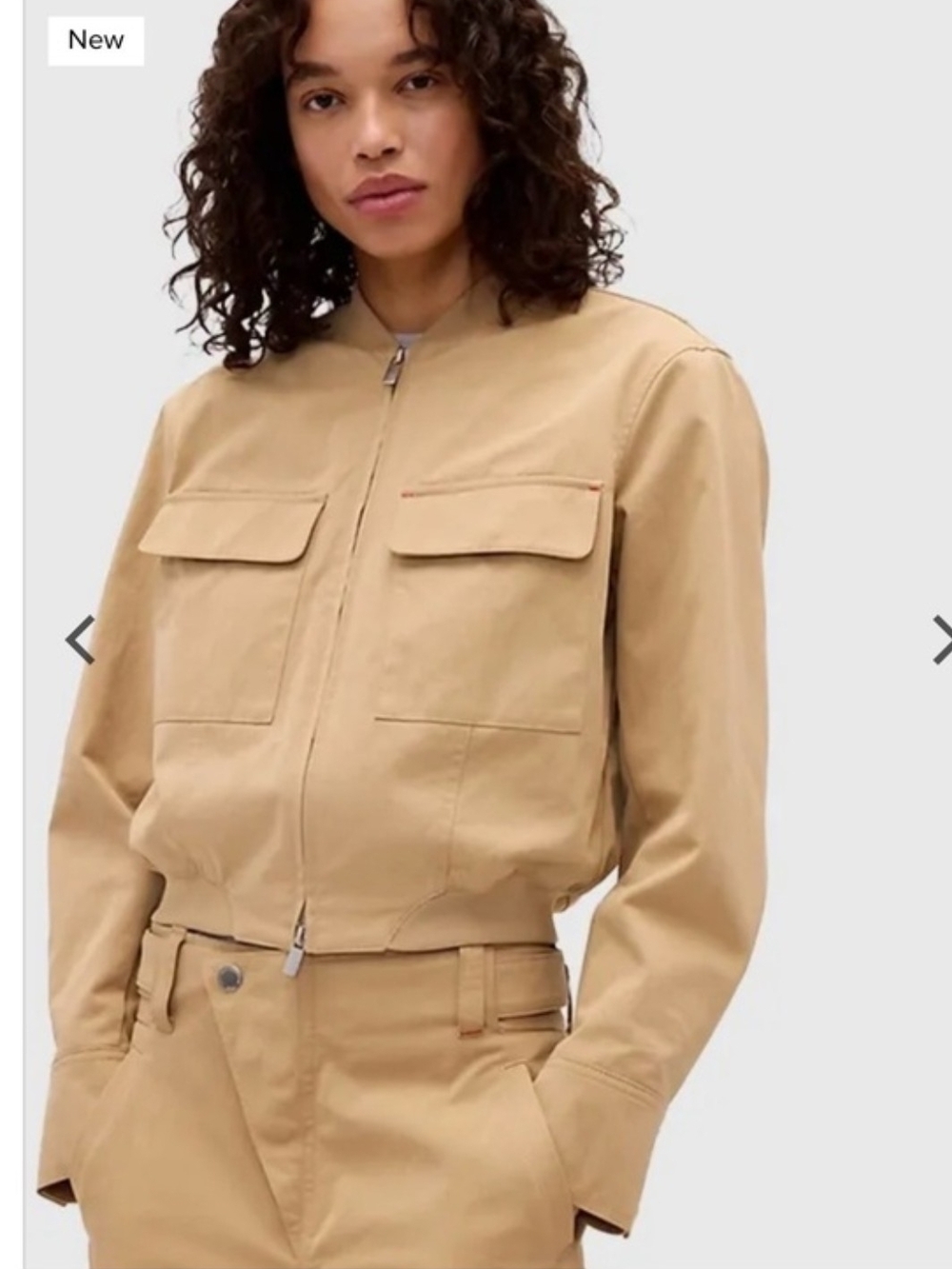Gap x Victoria Beckham Cotton-Blend Twill Bomber Jacket